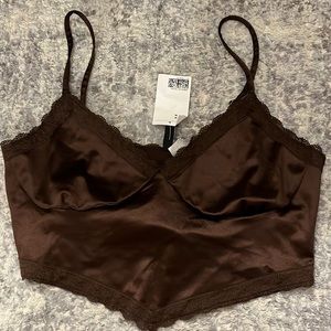 COPY - Brown H&M crop top new with tags.